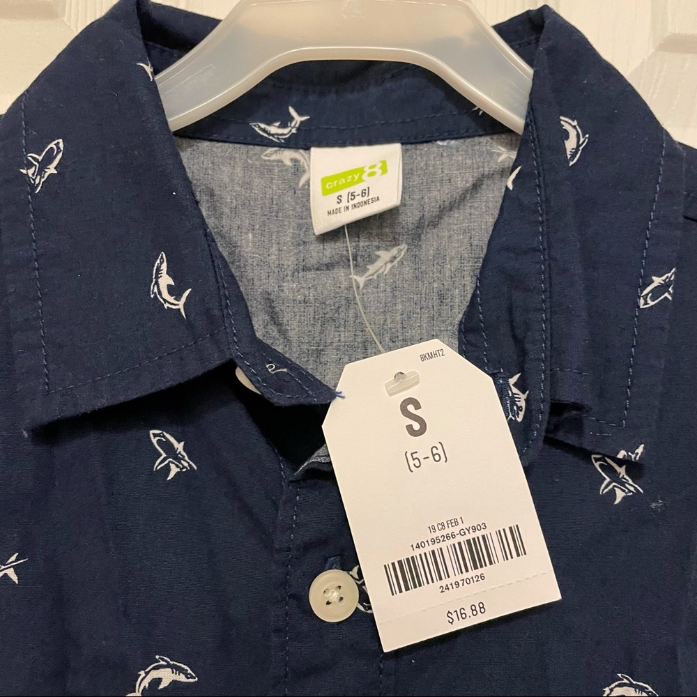 Crazy 8 boy’s button up shirt - Picture 3 of 5